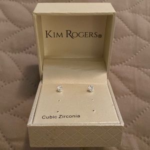 Cubic Zirconia Earrings New in Box